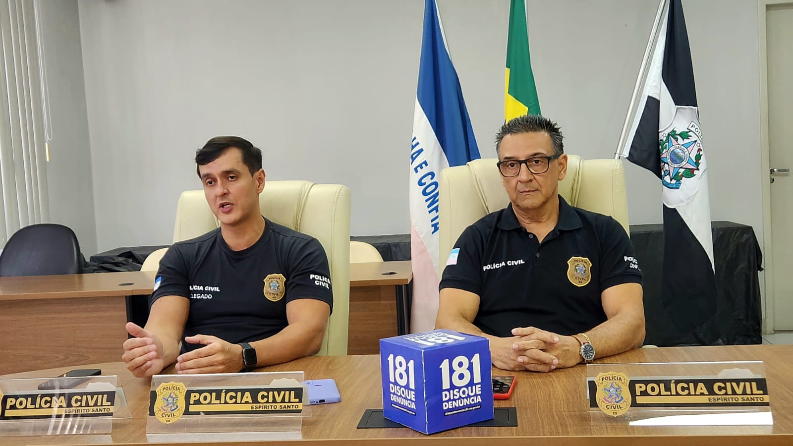 PCES DHPP Serra Prende Trio Suspeito De Envolvimento Em Assassinato